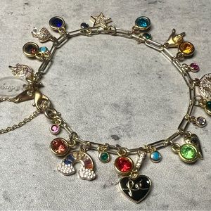 NWT 14K Gold Plated Multi Mini Charm Bracelet